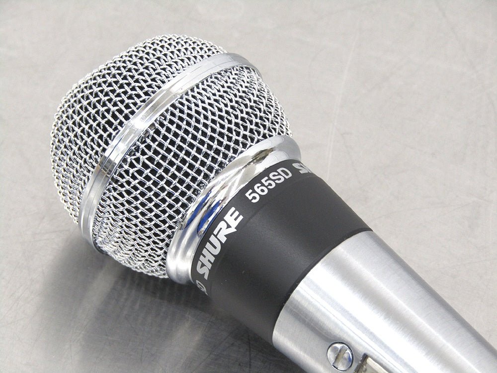 SHURE シュアー 565SD ダイナミックマイクロホン スイッチ有 - 安心保証・業界最安値の販売 福助