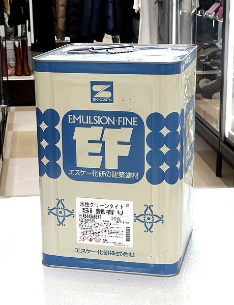 エスケー化研 水性クリーンタイト Si艶有り 色A5443A6642 ニト22-85C 16kg - 電動工具・楽器・ブランド・住設家電も総合リユース｜リサイクルショップ福助
