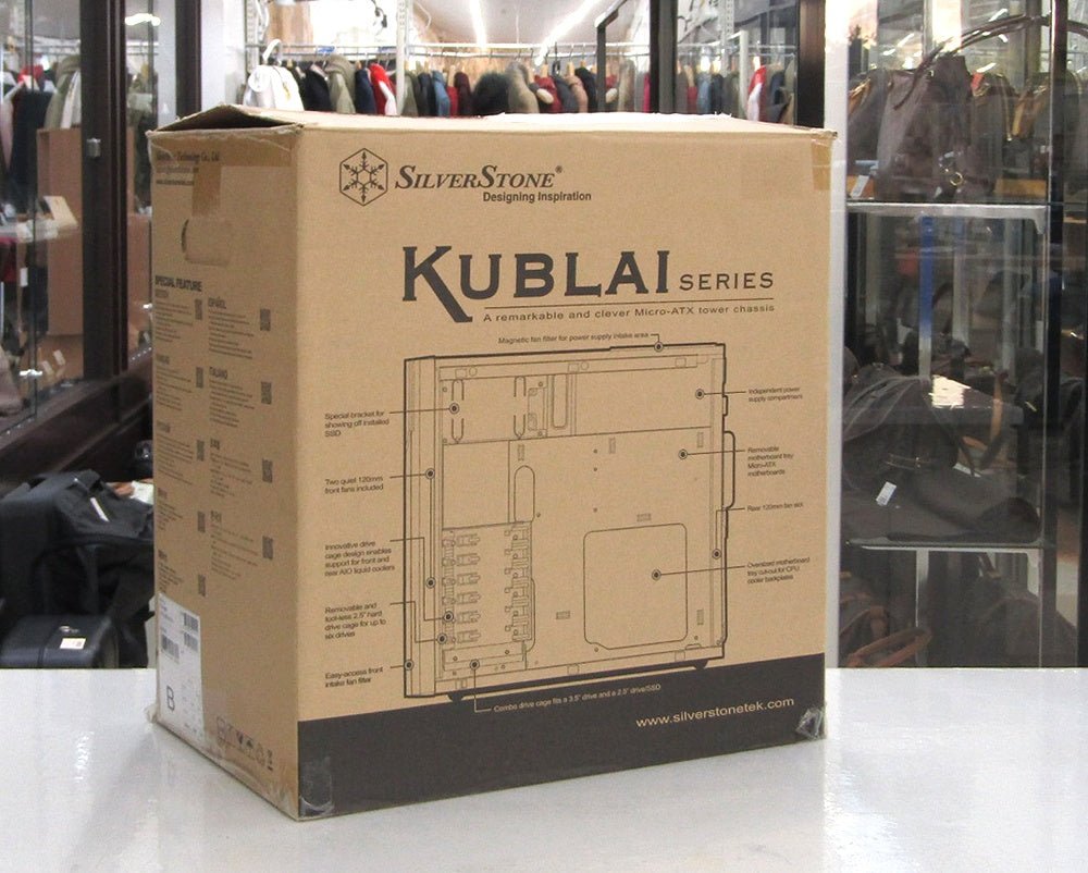 SilverStone Kublaiシリーズ PCケース SST - KL06B ミニタワー型 自作PC用 - 安心保証・業界最安値の販売 福助