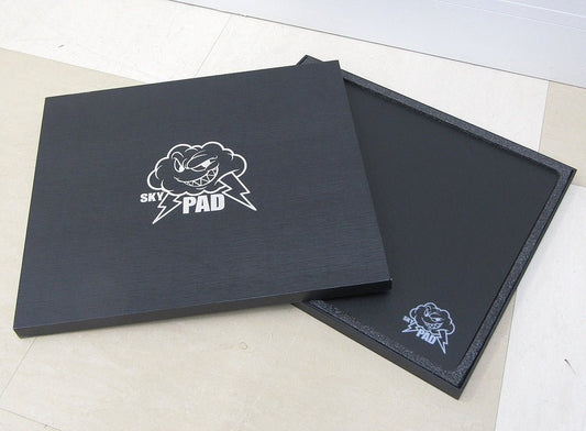 SKY PAD 3.0 ゲーミングガラスマウスパッド eスポーツマウスパッド ラージサイズ 黒・ロゴバージョン 300×350mm） - 安心保証・業界最安値の販売 福助