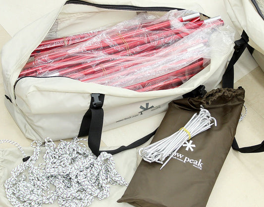 snow peak(スノーピーク) ランドロック アイボリー レッドフレームエディション FES - 671+TM - 050Rインナーマット+TP - 670 - 1グランドシート - 安心保証・業界最安値の販売 福助