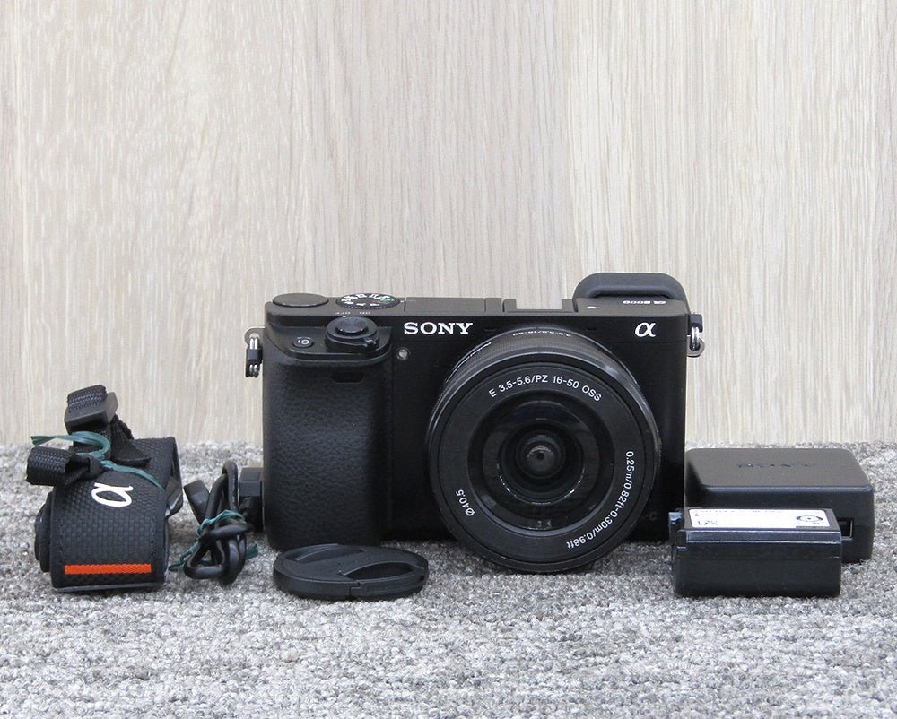 SONY ソニー ミラーレス一眼 α6000 パワーズームレンズキット E PZ 16-50mm F3.5-5.6 OSS ブラック ILCE-6000L B - 電動工具・楽器・ブランド・住設家電も総合リユース｜リサイクルショップ福助