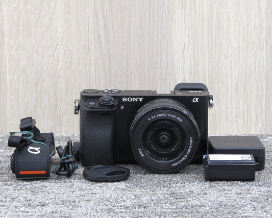 SONY ソニー ミラーレス一眼 α6000 パワーズームレンズキット E PZ 16-50mm F3.5-5.6 OSS ブラック ILCE-6000L B - 電動工具・楽器・ブランド・住設家電も総合リユース｜リサイクルショップ福助