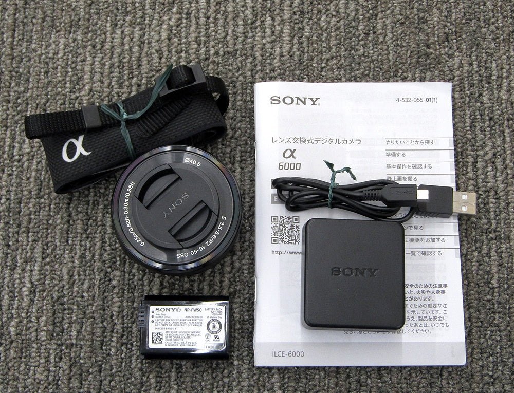 SONY ソニー ミラーレス一眼 α6000 パワーズームレンズキット E PZ 16-50mm F3.5-5.6 OSS ブラック ILCE-6000L B - 電動工具・楽器・ブランド・住設家電も総合リユース｜リサイクルショップ福助