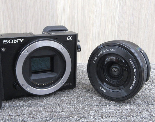 SONY ソニー ミラーレス一眼 α6000 パワーズームレンズキット E PZ 16-50mm F3.5-5.6 OSS ブラック ILCE-6000L B - 電動工具・楽器・ブランド・住設家電も総合リユース｜リサイクルショップ福助