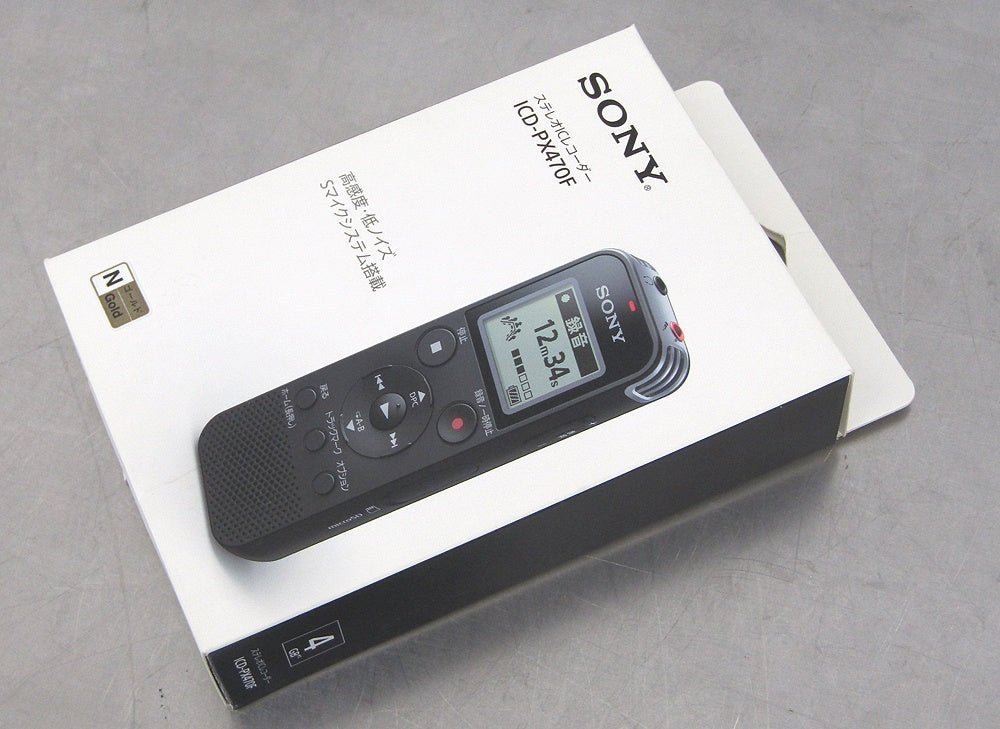 SONY ソニー ICレコーダー ボイスレコーダー 4GB リニアPCM録音対応 ゴールド ICD - PX470F N - 安心保証・業界最安値の販売 福助