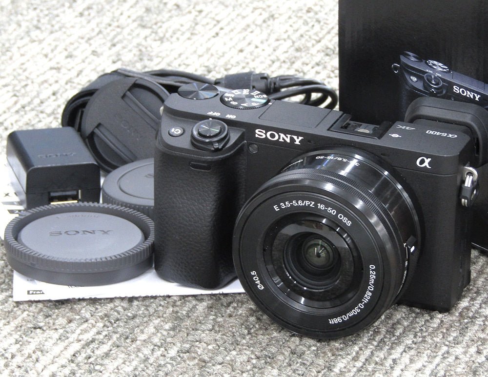 SONY ソニー ILCE-6400L B ミラーレス一眼カメラ α6400 パワーズームレンズキット ブラック Eマウント - 電動工具・楽器・ブランド・住設家電も総合リユース｜リサイクルショップ福助