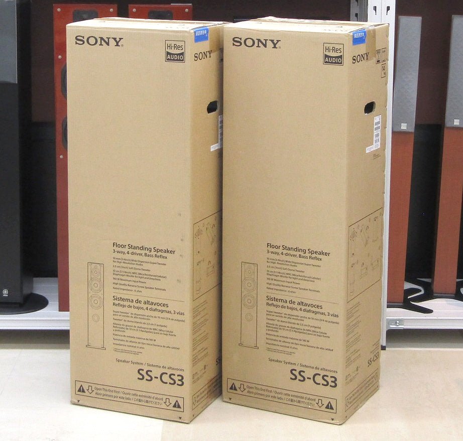 SONY ソニー スピーカーペア SS-CS3 3Way4スピーカー トールボーイ型 バスレフ方式 ハイレゾ対応 - 電動工具・楽器・ブランド・住設家電も総合リユース｜リサイクルショップ福助