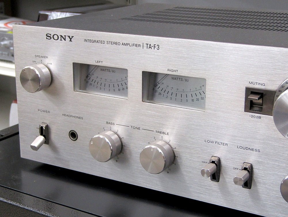 SONY ソニー ステレオプリメインアンプ TA - F3 - 安心保証・業界最安値の販売 福助