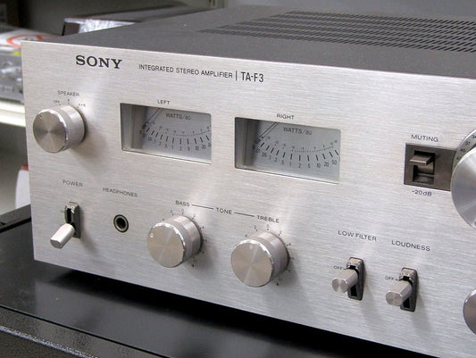 SONY ソニー ステレオプリメインアンプ TA - F3 - 安心保証・業界最安値の販売 福助