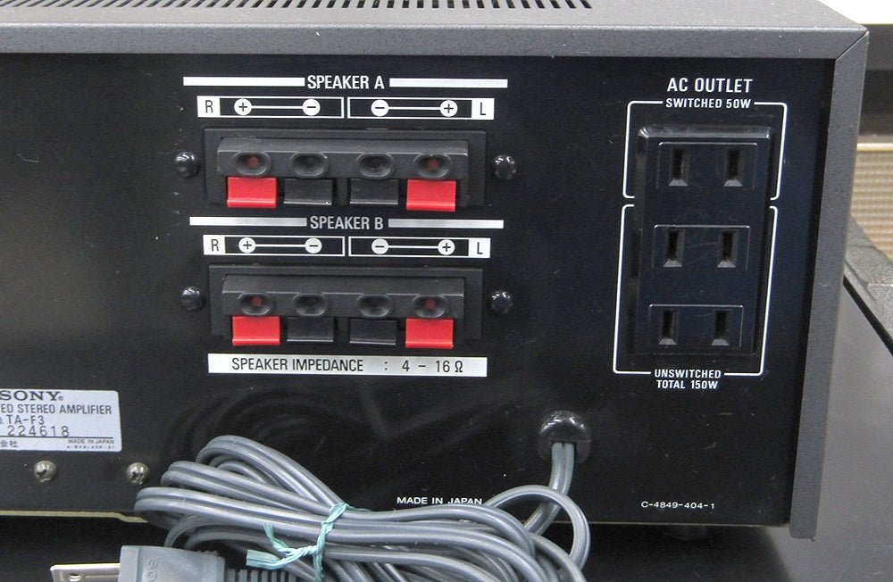 SONY ソニー ステレオプリメインアンプ TA - F3 - 安心保証・業界最安値の販売 福助