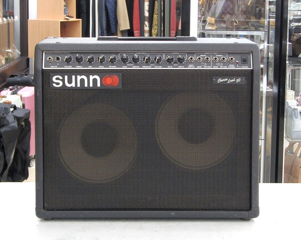 SUNN サン Chorus Lead50 ギターアンプ 50W トランジスタ FENDER/フェンダー 2ch/コーラス搭載 - 電動工具・楽器・ブランド・住設家電も総合リユース｜リサイクルショップ福助