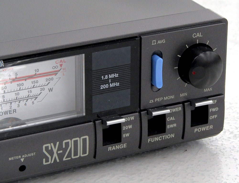 第一電波工業 ダイヤモンドアンテナ SX - 200 1.8～200MHz 通過形SWR・パワー計 パワーメーター - 安心保証・業界最安値の販売 福助