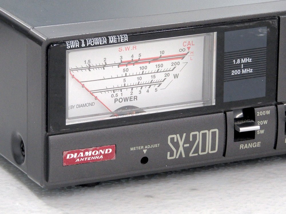第一電波工業 ダイヤモンドアンテナ SX - 200 1.8～200MHz 通過形SWR・パワー計 パワーメーター - 安心保証・業界最安値の販売 福助