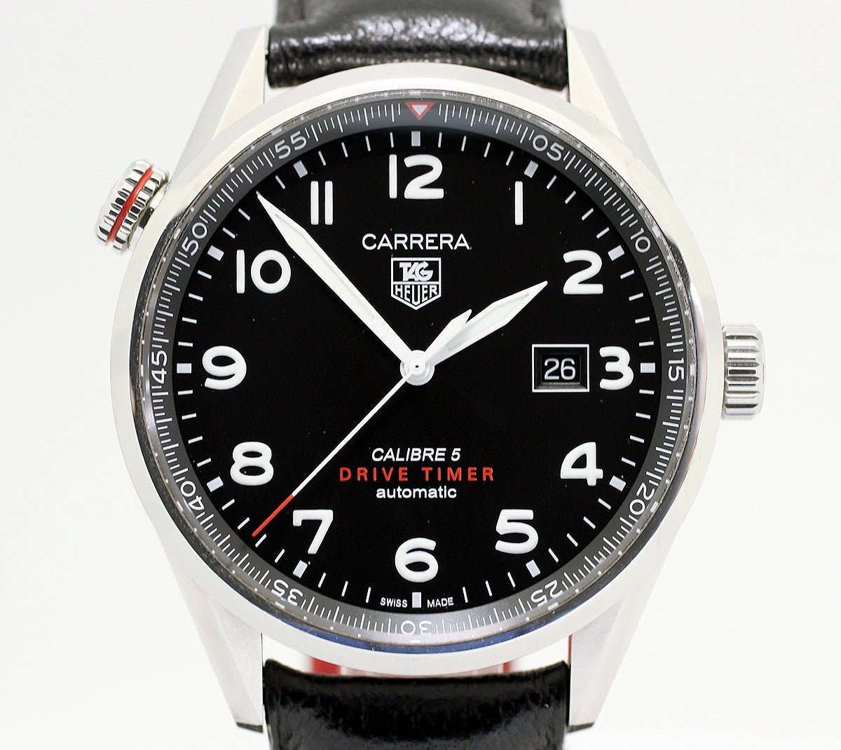 TAG HEUER(タグホイヤー) カレラ キャリバー5 ドライブタイマー WAR2A10.FC6337 自動巻 - 安心保証・業界最安値の販売 福助