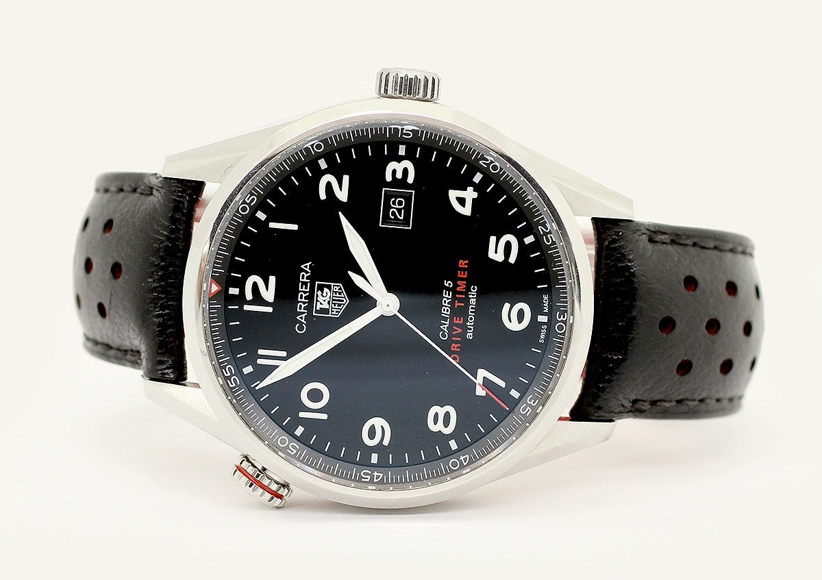 TAG HEUER(タグホイヤー) カレラ キャリバー5 ドライブタイマー WAR2A10.FC6337 自動巻 - 安心保証・業界最安値の販売 福助