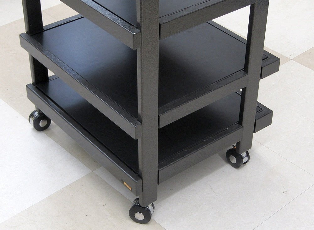 TAOC タオック オーディオラック 4段 約H94cm W54.3cm D48.7cm キャスター付き - 安心保証・業界最安値の販売 福助