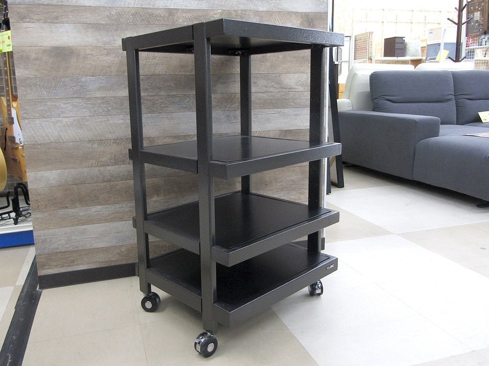 TAOC タオック オーディオラック 4段 約H94cm W54.3cm D48.7cm キャスター付き - 安心保証・業界最安値の販売 福助