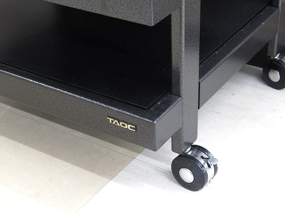 TAOC タオック オーディオラック 4段 約H94cm W54.3cm D48.7cm キャスター付き - 安心保証・業界最安値の販売 福助