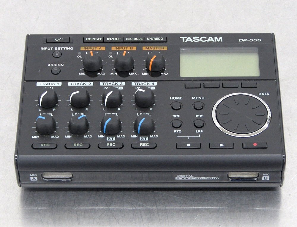 TASCAM タスカム マルチトラックレコーダー MTR DIGITAL POCKETSTUDIO DP - 006 - 安心保証・業界最安値の販売 福助