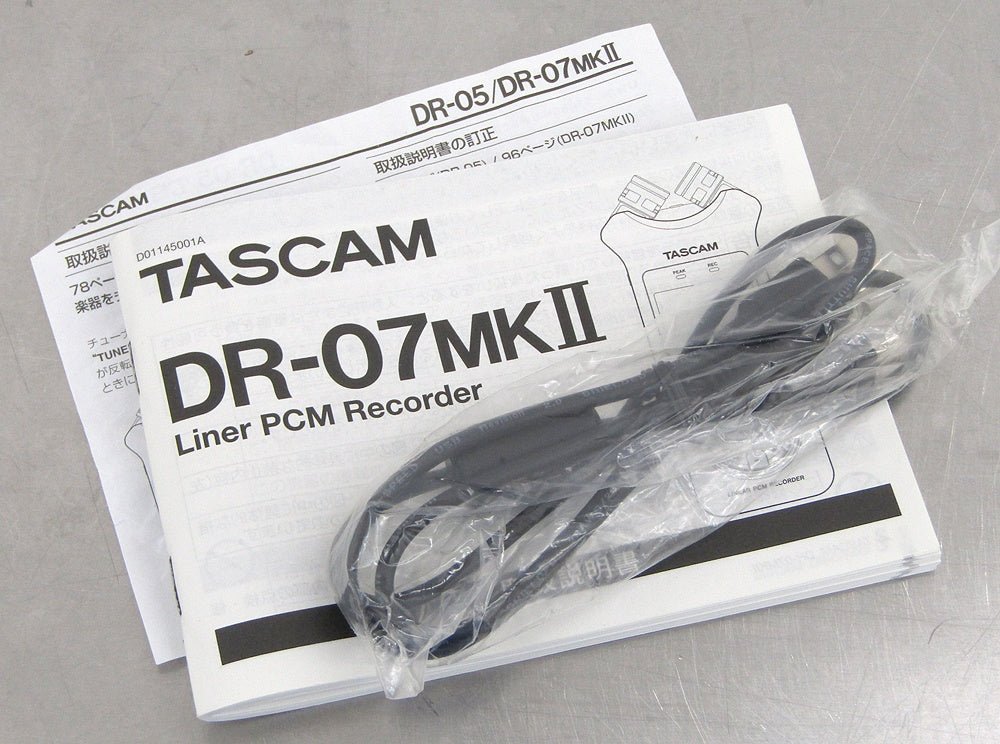 TASCAM タスカム リニアPCMレコーダー 24bit/96kHz対応 ブラック DR - 07MKII - 安心保証・業界最安値の販売 福助