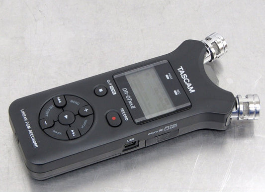 TASCAM タスカム リニアPCMレコーダー 24bit/96kHz対応 ブラック DR - 07MKII - 安心保証・業界最安値の販売 福助