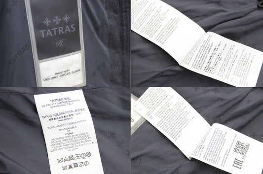 TATRAS(タトラス) メンズ ダウンジャケット Rライン DOMIZIANO MTAT20A4289 - D size03 - 安心保証・業界最安値の販売 福助