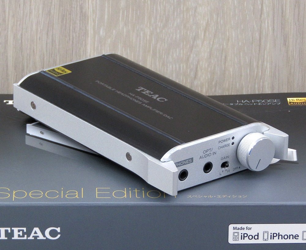 TEAC ティアック DAC搭載ポータブルヘッドフォンアンプ HA-P50SE-B ハイレゾ音源対応 ヘッドホンアンプ - 電動工具・楽器・ブランド・住設家電も総合リユース｜リサイクルショップ福助