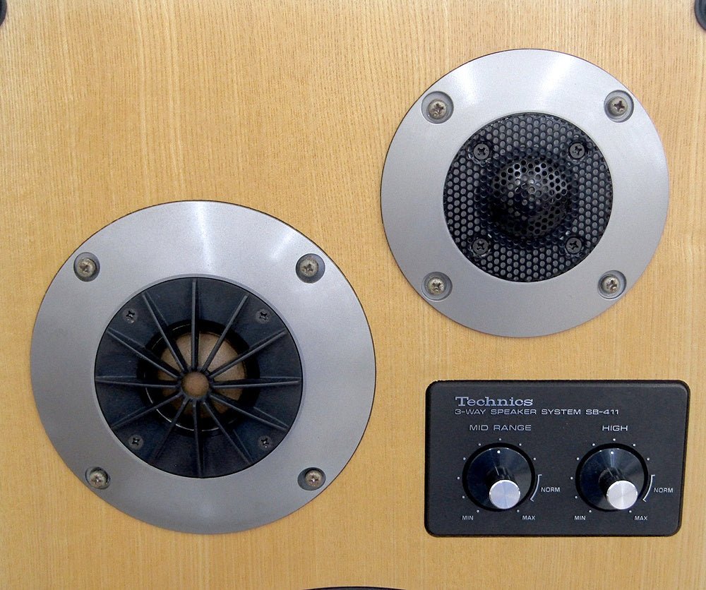 Technics テクニクス スピーカーペア SB-411 3Way3スピーカー 密閉方式・ ブックシェルフ型 - 電動工具・楽器・ブランド・住設家電も総合リユース｜リサイクルショップ福助