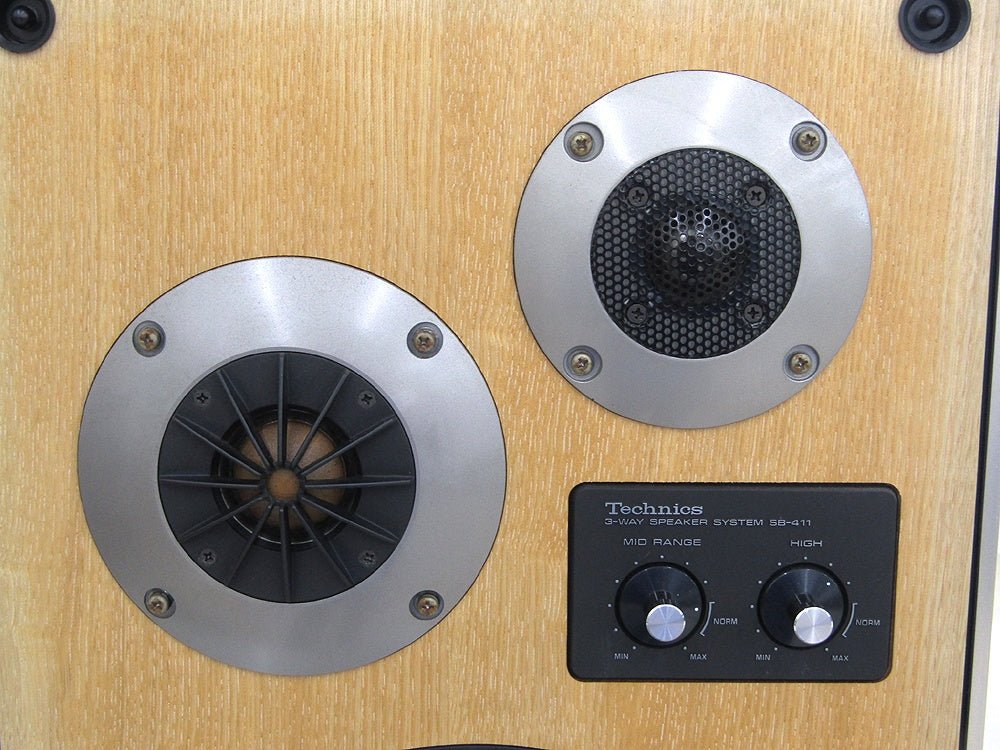 Technics テクニクス スピーカーペア SB-411 3Way3スピーカー 密閉方式・ ブックシェルフ型 - 電動工具・楽器・ブランド・住設家電も総合リユース｜リサイクルショップ福助