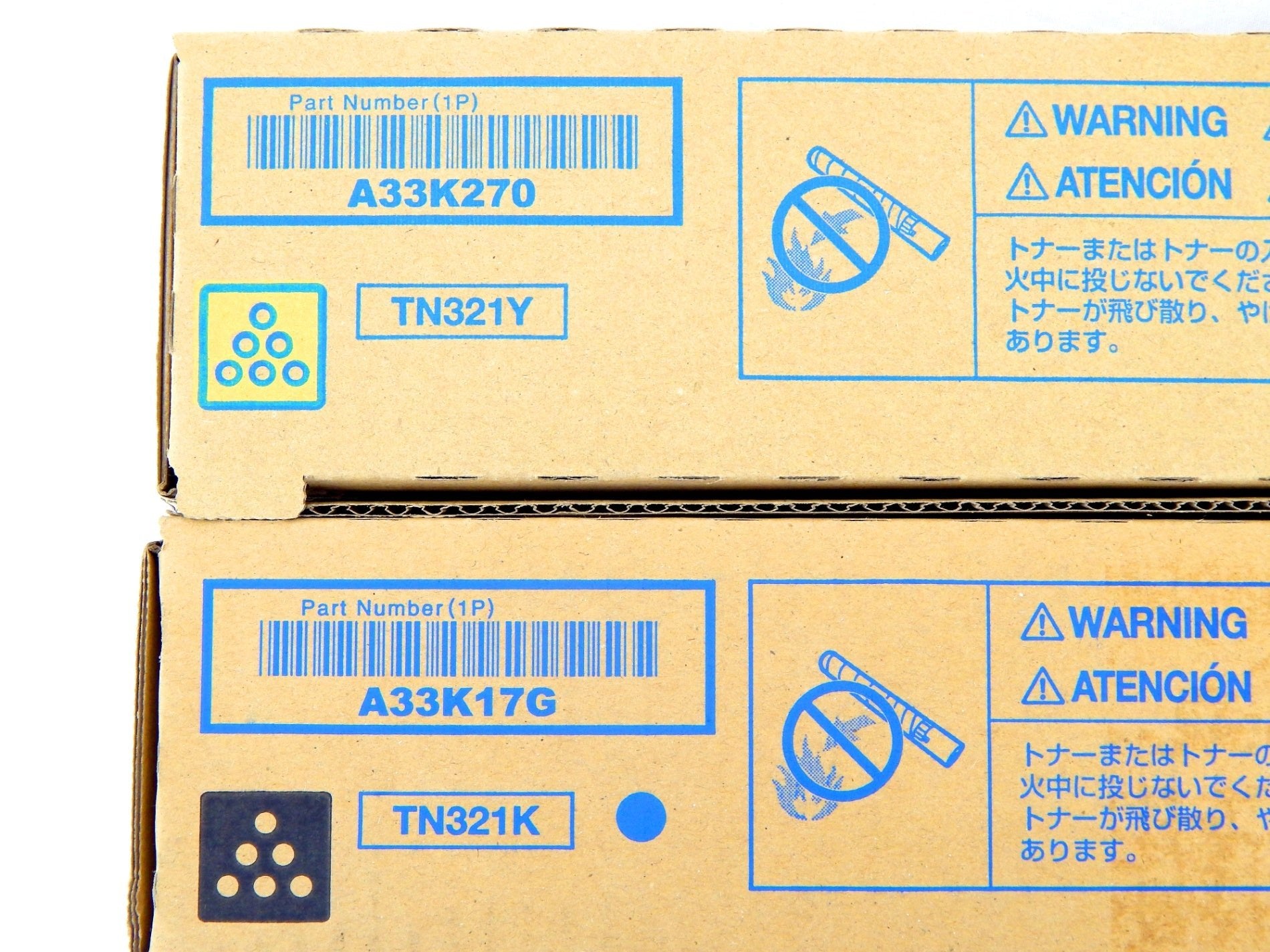 コニカミノルタ TN321K 純正トナーブラック/コニカミノルタ TN321Y 純正トナーイエロー 2本セット - 電動工具・楽器・ブランド・住設家電も総合リユース｜リサイクルショップ福助