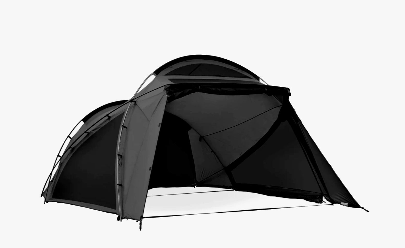 TOKYO CRAFTS (トウキョウクラフト) テンビシェルターブラック TC - 188+シェルタールーフシートカーキTC - 128 セット 3～4人用 - 安心保証・業界最安値の販売 福助