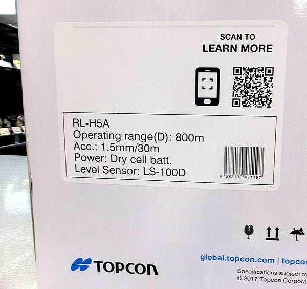 TOPCON(トプコン) ローテーティングレーザー RL - H5A 乾電池仕様 デジタル受光器 - 安心保証・業界最安値の販売 福助