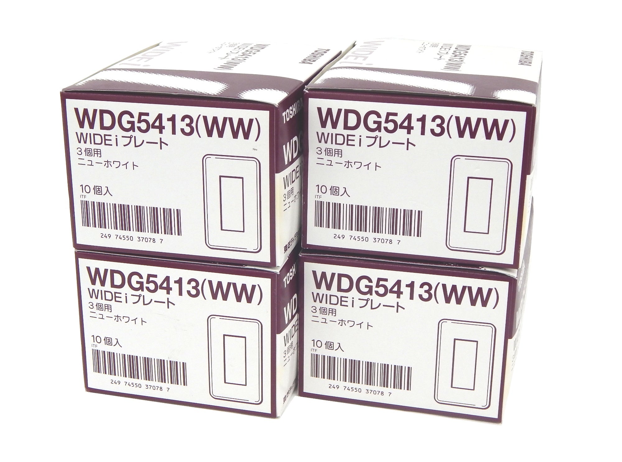 TOSHIBA(東芝) プレート3個用 WDG5413(WW) 10個入り - 電動工具・楽器・ブランド・住設家電も総合リユース｜リサイクルショップ福助
