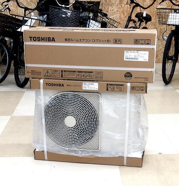 TOSHIBA/東芝 ルームエアコン RAS - 2215TL(W) ホワイト おもに6畳用 2025年モデル - 電動工具・楽器・ブランド・住設家電も総合リユース｜リサイクルショップ福助