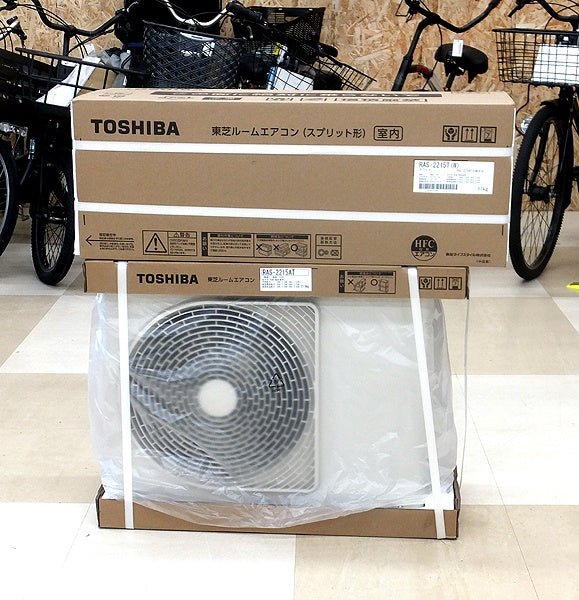 TOSHIBA/東芝 ルームエアコン RAS - 2215T(W)[ホワイト] 冷房9畳/暖房6畳まで 2025年モデル - 電動工具・楽器・ブランド・住設家電も総合リユース｜リサイクルショップ福助