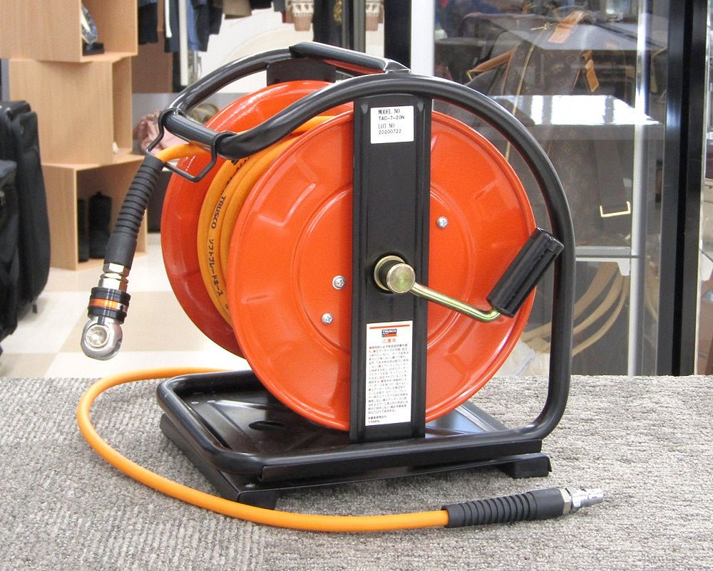 TRUSCO トラスコ C型エアーリール スィングカップリング付 7X10mm 20m巻 TAC - 7 - 20N - 電動工具・楽器・ブランド・住設家電も総合リユース｜リサイクルショップ福助