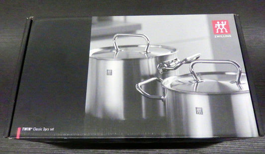 ツヴィリング TWIN Classic ステンレス鍋3点セット - 安心保証・業界最安値の販売 福助