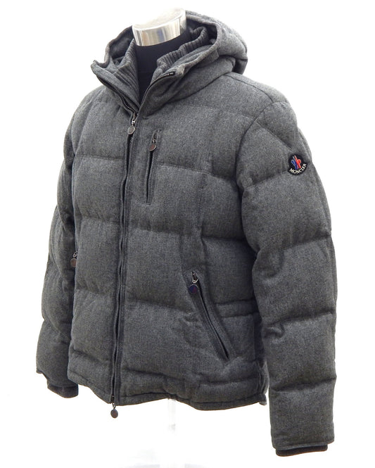モンクレール ウールダウンジャケット VANOISE サイズ4 グレー - 安心保証・業界最安値の販売 福助