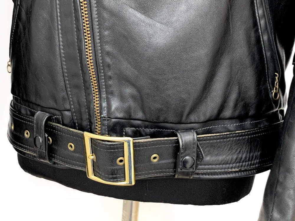 VANSON(バンソン) レザー ライダースジャケット ダブル 44サイズ ブラック - 安心保証・業界最安値の販売 福助