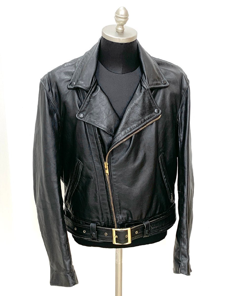 VANSON バンソン レザー ライダースジャケット ダブル 44サイズ ブラック USED品 - 安心保証・業界最安値の販売 福助