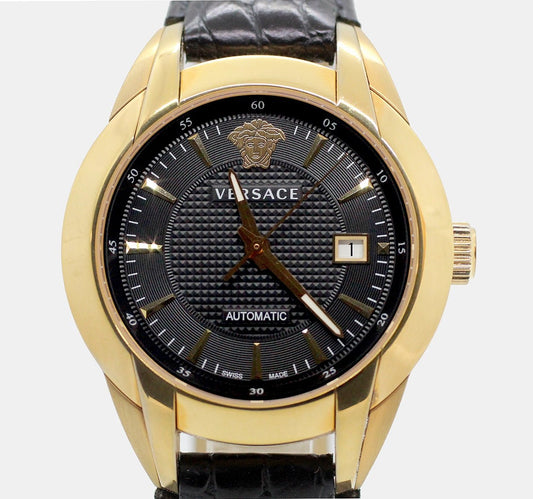 VERSACE (ヴェルサーチ) 25A3 オートマチックウォッチ自動巻き デイト 腕時計 - 安心保証・業界最安値の販売 福助