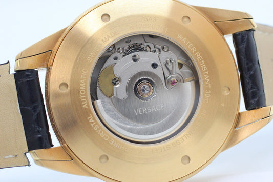 VERSACE (ヴェルサーチ) 25A3 オートマチックウォッチ自動巻き デイト 腕時計 - 安心保証・業界最安値の販売 福助