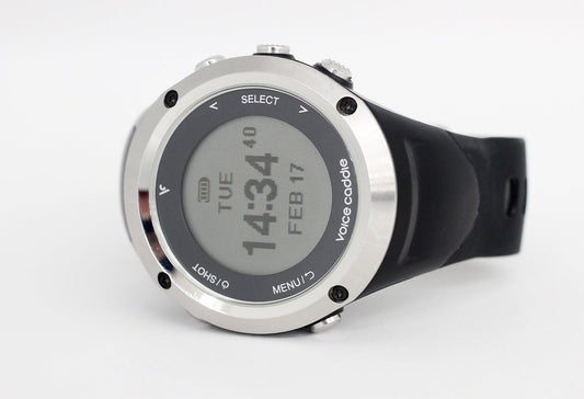 voice caddie(ボイスキャディ) T2A ブラック GPSゴルフナビ 距離計 ゴルフウォッチ - 安心保証・業界最安値の販売 福助