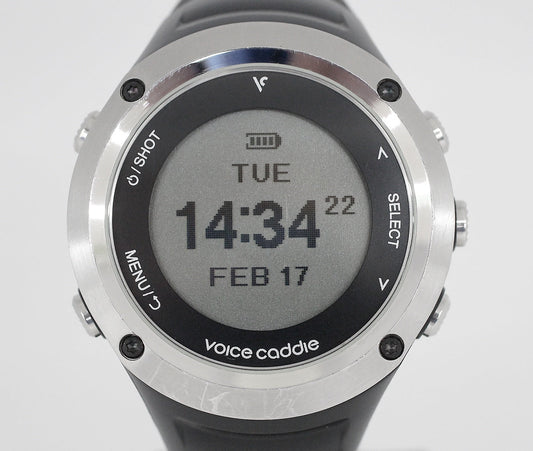 voice caddie(ボイスキャディ) T2A ブラック GPSゴルフナビ 距離計 ゴルフウォッチ - 安心保証・業界最安値の販売 福助