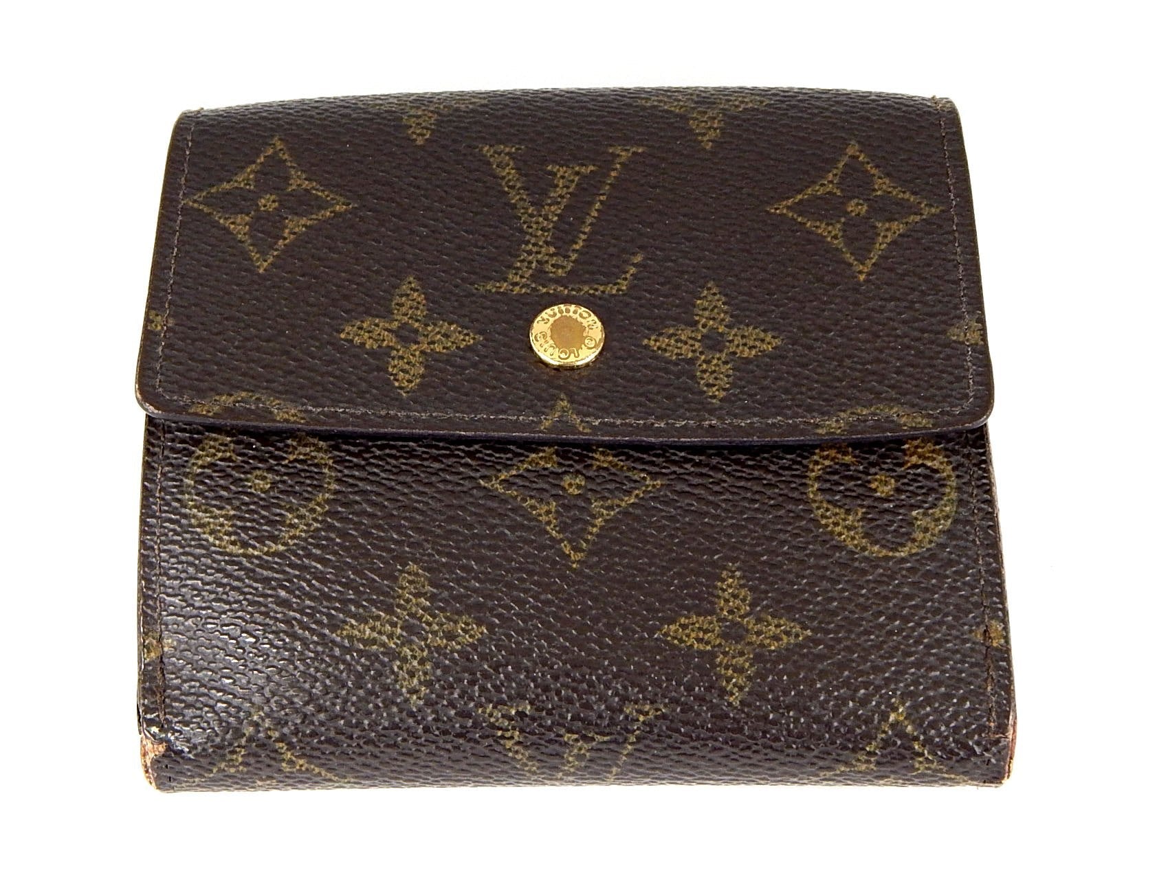 ルイヴィトン ポルトフォイユ エリーズ Wホック 三つ折り財布 モノグラム M61654 - 安心保証・業界最安値の販売 福助