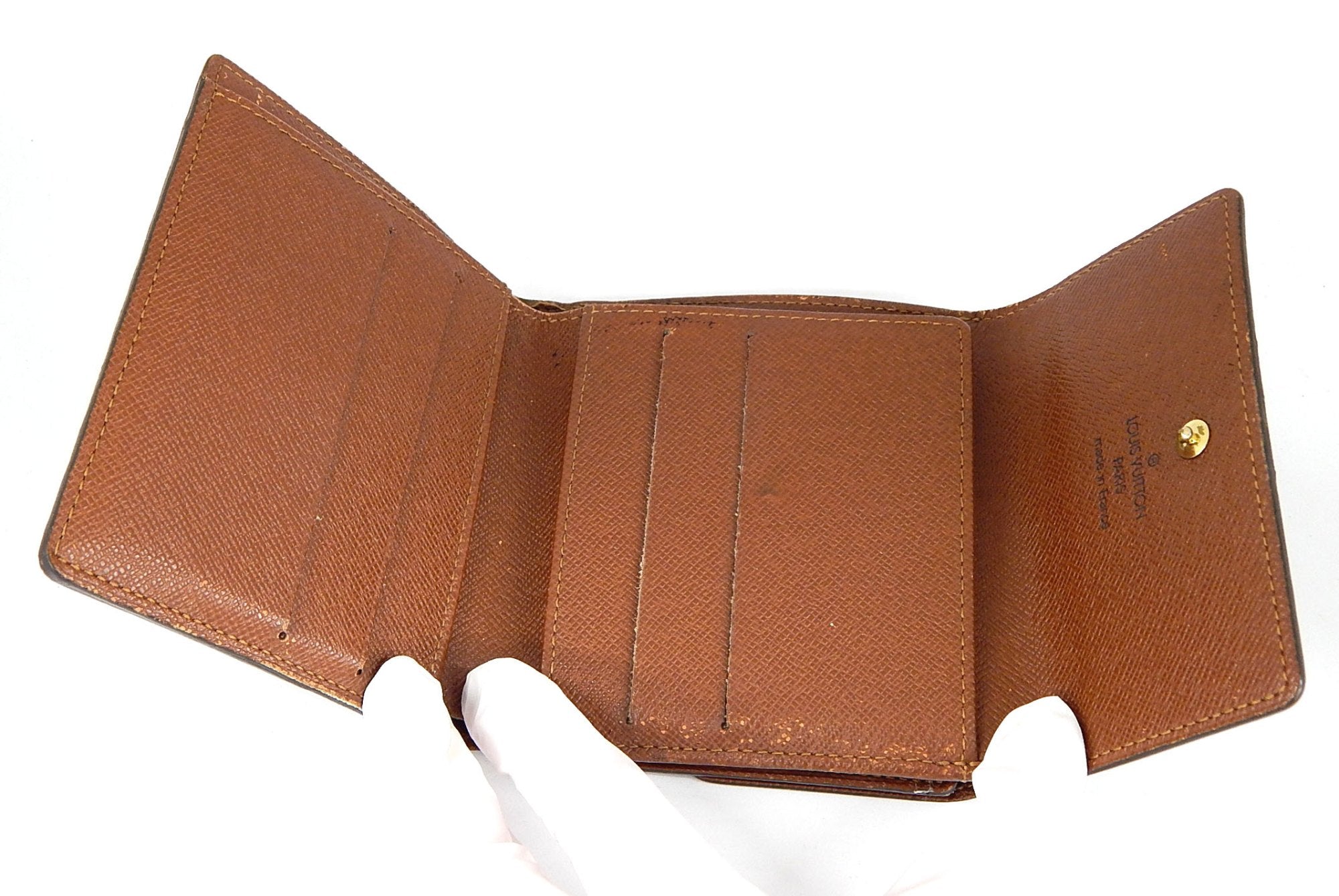 ルイヴィトン ポルトフォイユ エリーズ Wホック 三つ折り財布 モノグラム M61654 - 安心保証・業界最安値の販売 福助