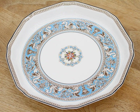 WEDGWOOD/ウェッジウッド フロレンティーン ターコイズ オクタゴナルディッシュ L 24cm プレート/深皿/盛り皿 - 安心保証・業界最安値の販売 福助