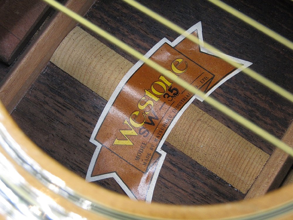 WESTONE SW - 35 アコースティックギター 1970年代 マツモク製造 - 電動工具・楽器・ブランド・住設家電も総合リユース｜リサイクルショップ福助