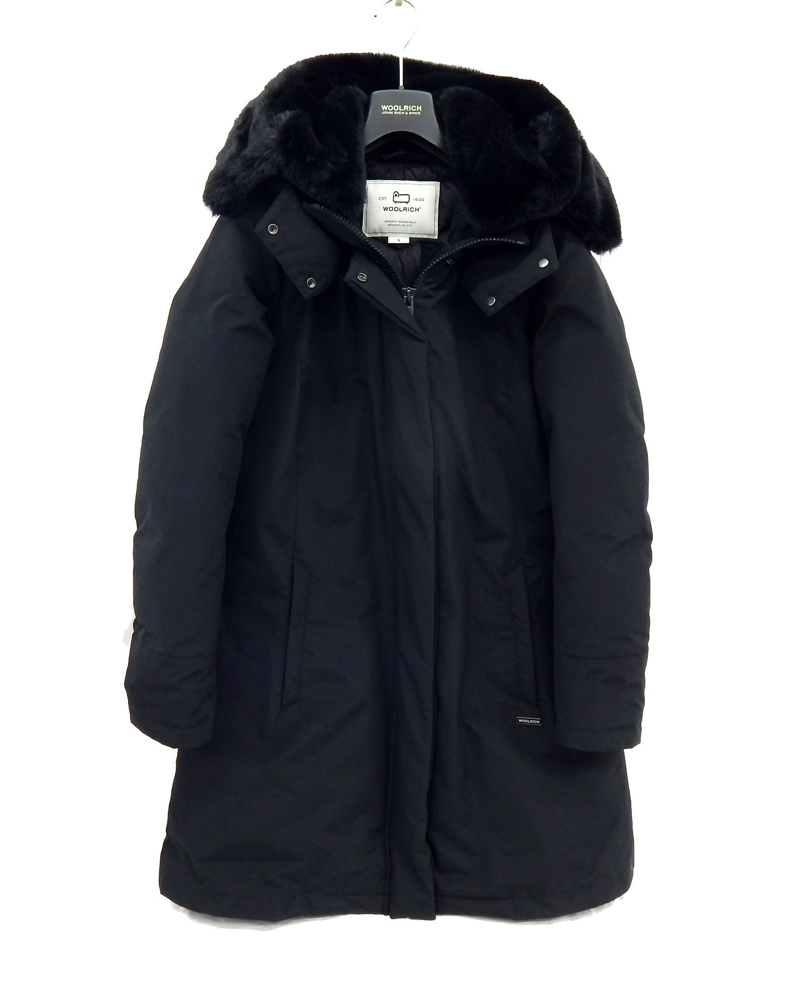 WOOLRICH/ウールリッチ BOW BRIDGE PARKA ボウ ブリッジ パーカー WWOU0551 Black Sサイズ - 安心保証・業界最安値の販売 福助